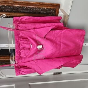 Juicy Couture Pink longe set with Rhinestone Logo size xl